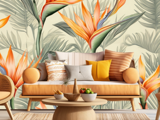 Wallpaper a montage of Stelitzia