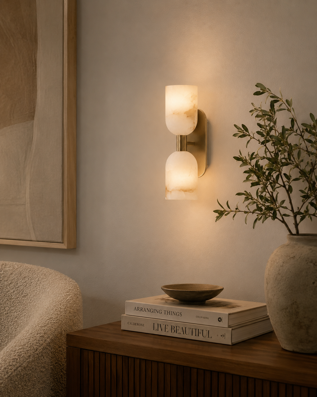 Gemini Wall Light in Parallel