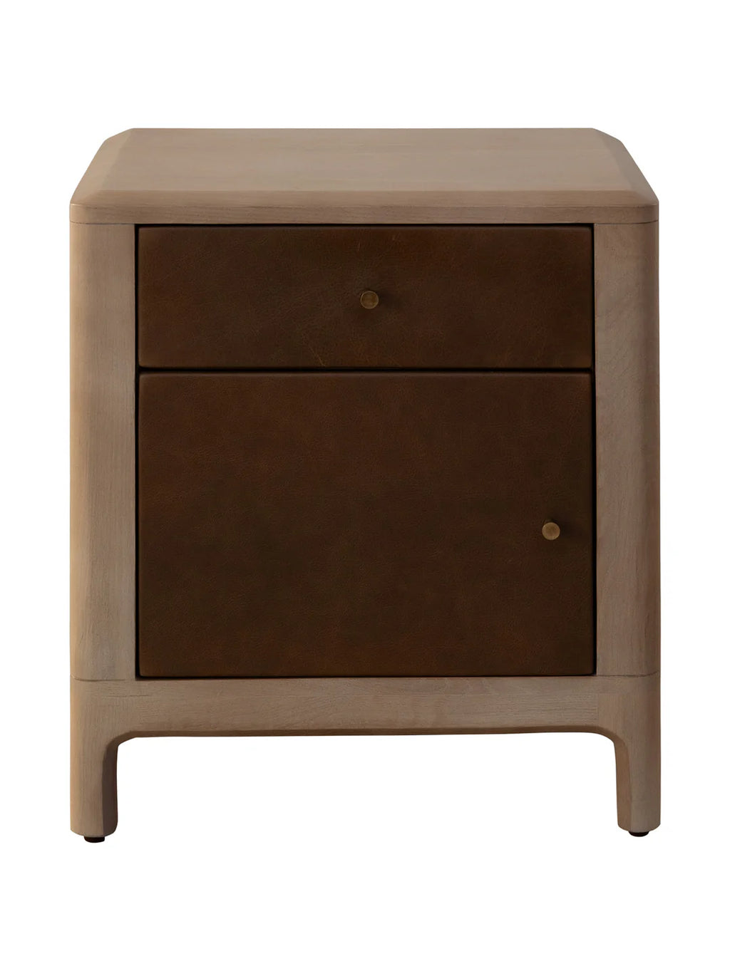 Memphis Oak Nightstand in Mocha