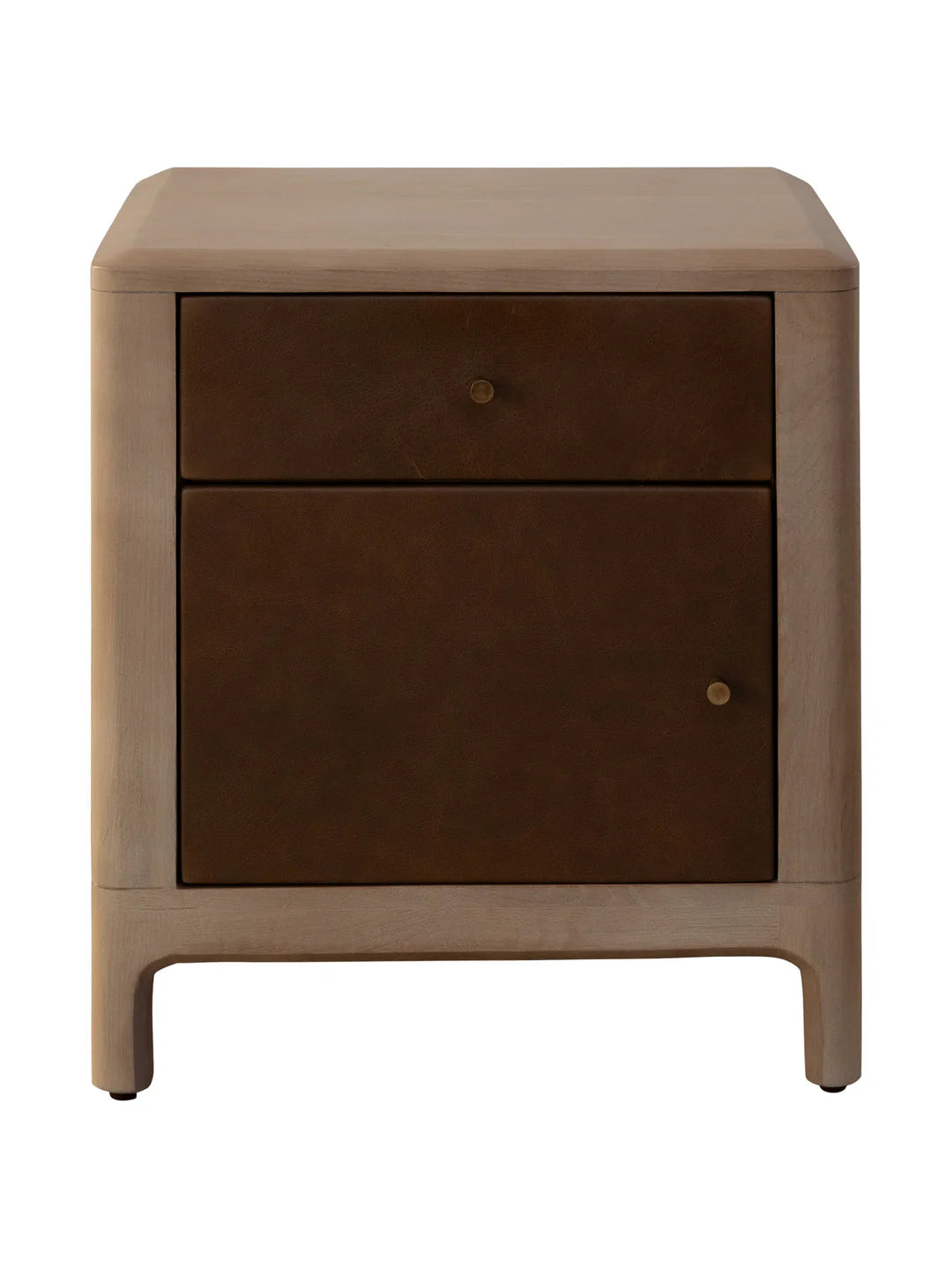 Memphis Oak Nightstand in Mocha