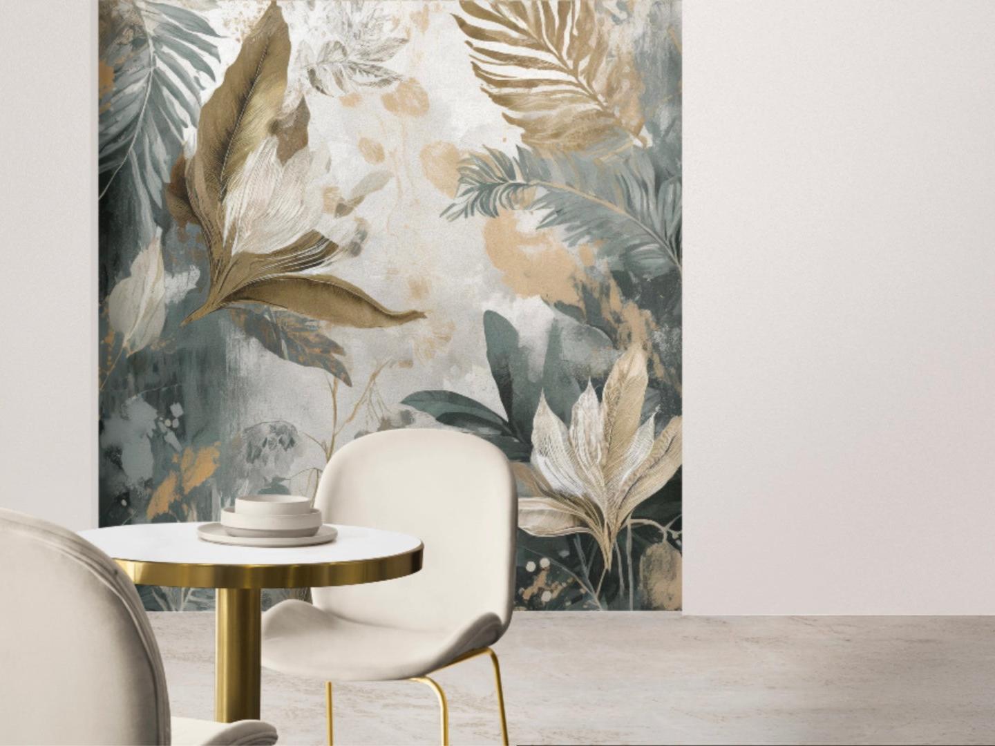 Wallpaper Vintage Organic Floral