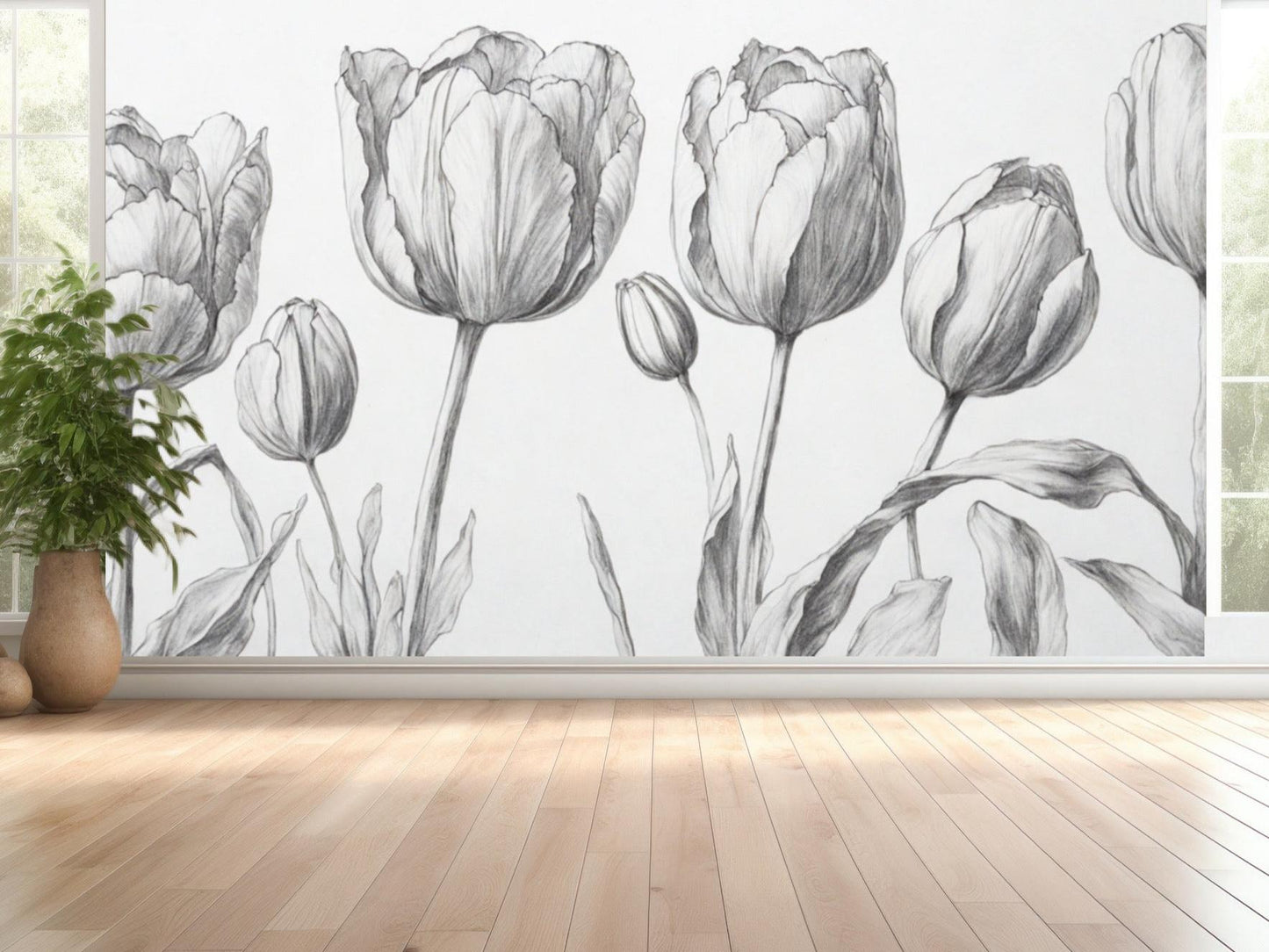 Wallpaper Tulips
