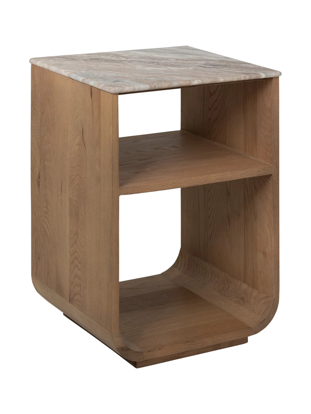 Portland Marble Nightstand in Cumin