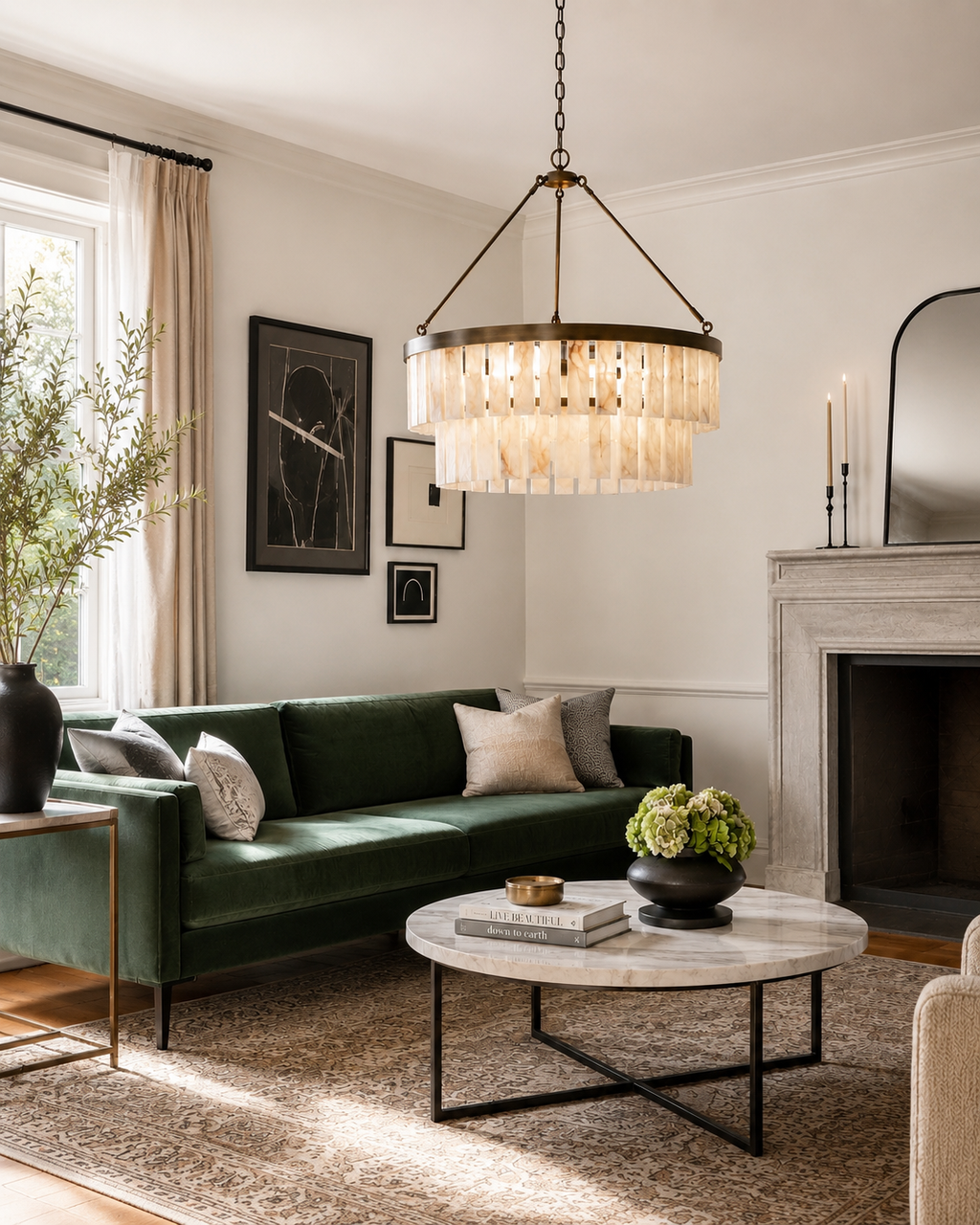 Velara Chandelier in Pearl
