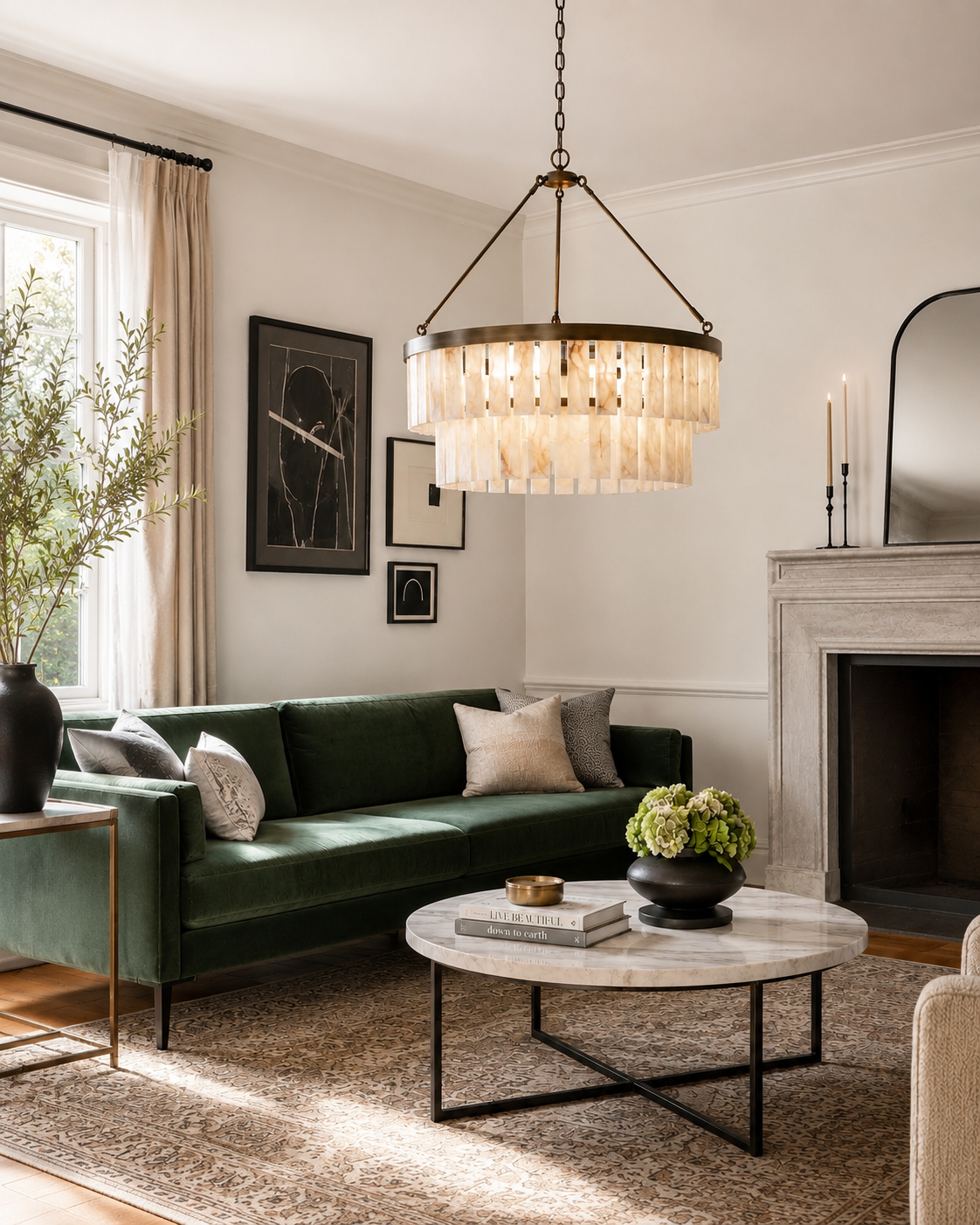 Velara Chandelier in Pearl