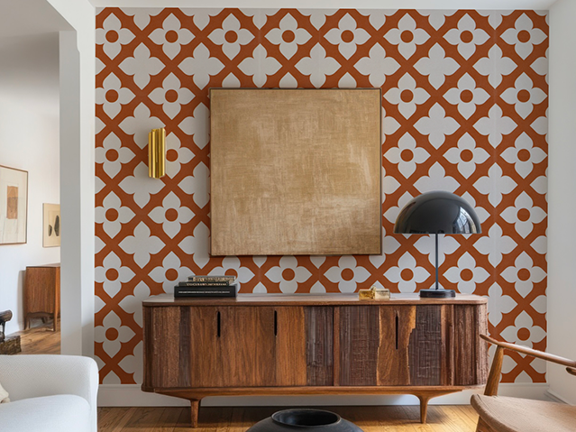 Wallpaper Terracotta Lace