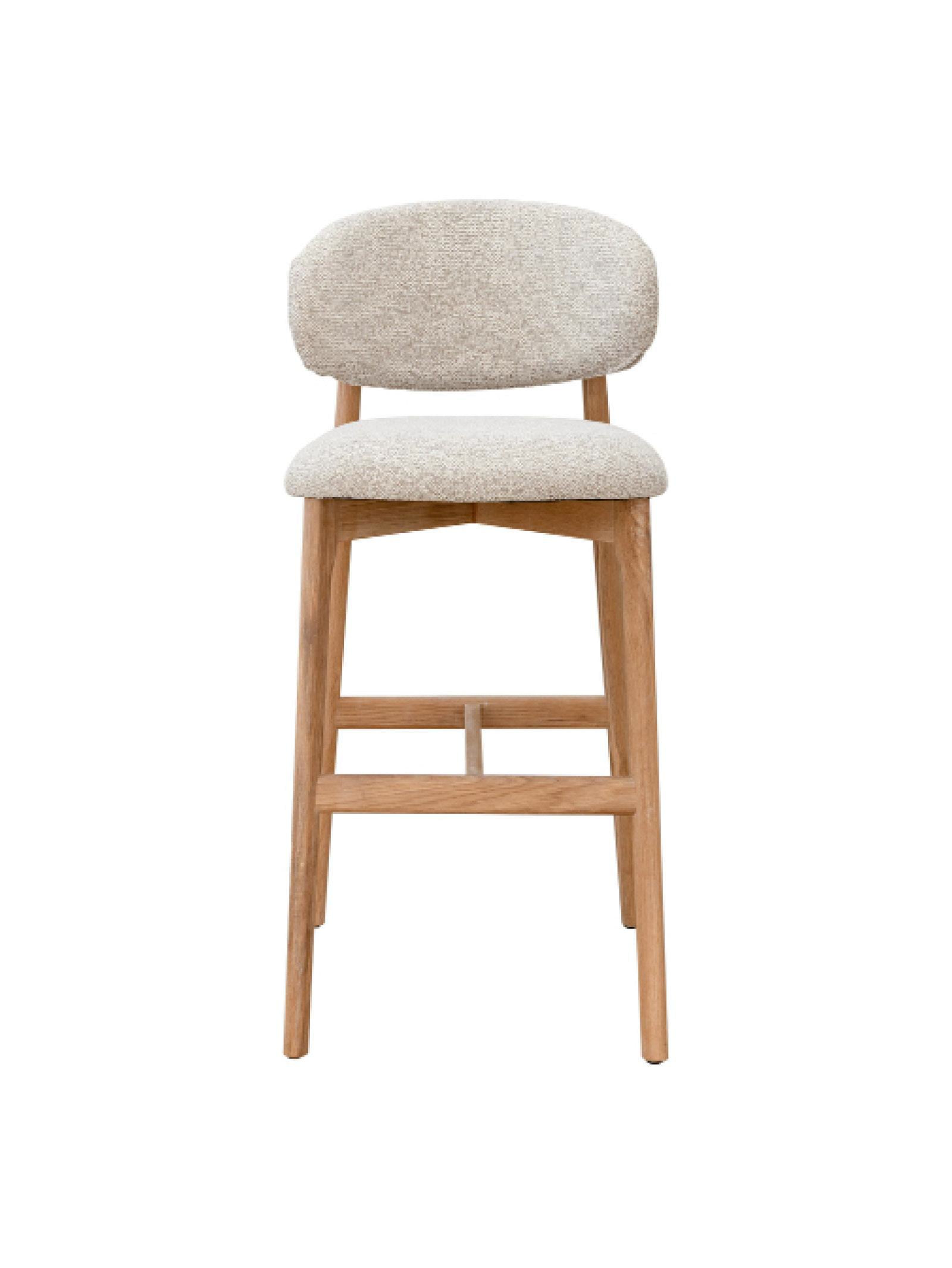 Milano Oak Bar Chair