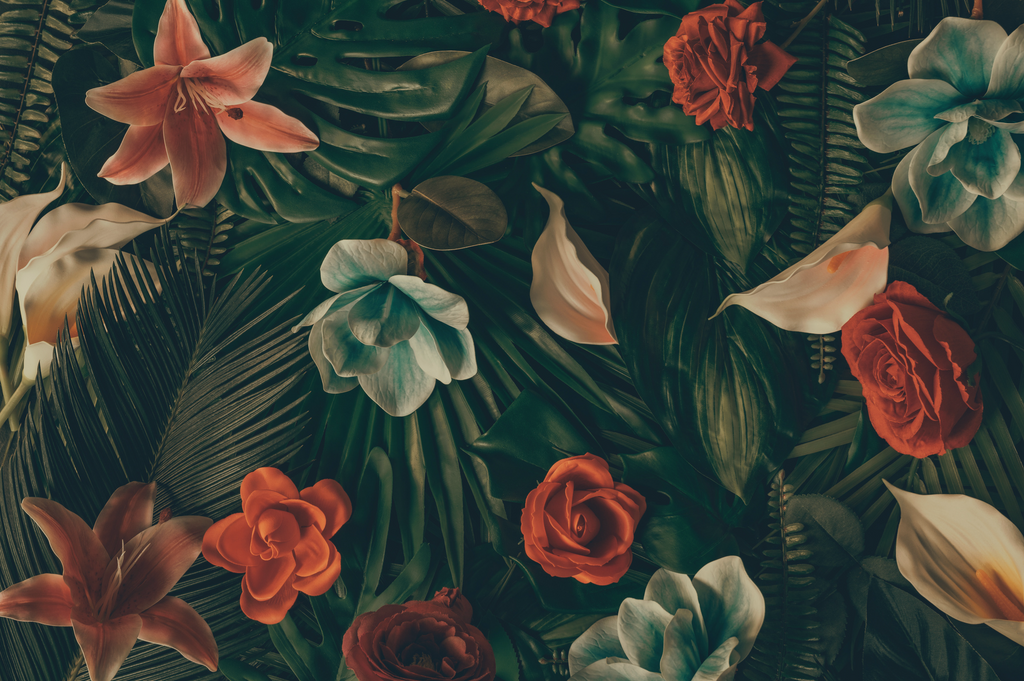 Wallpaper Oriental Lily Citrus