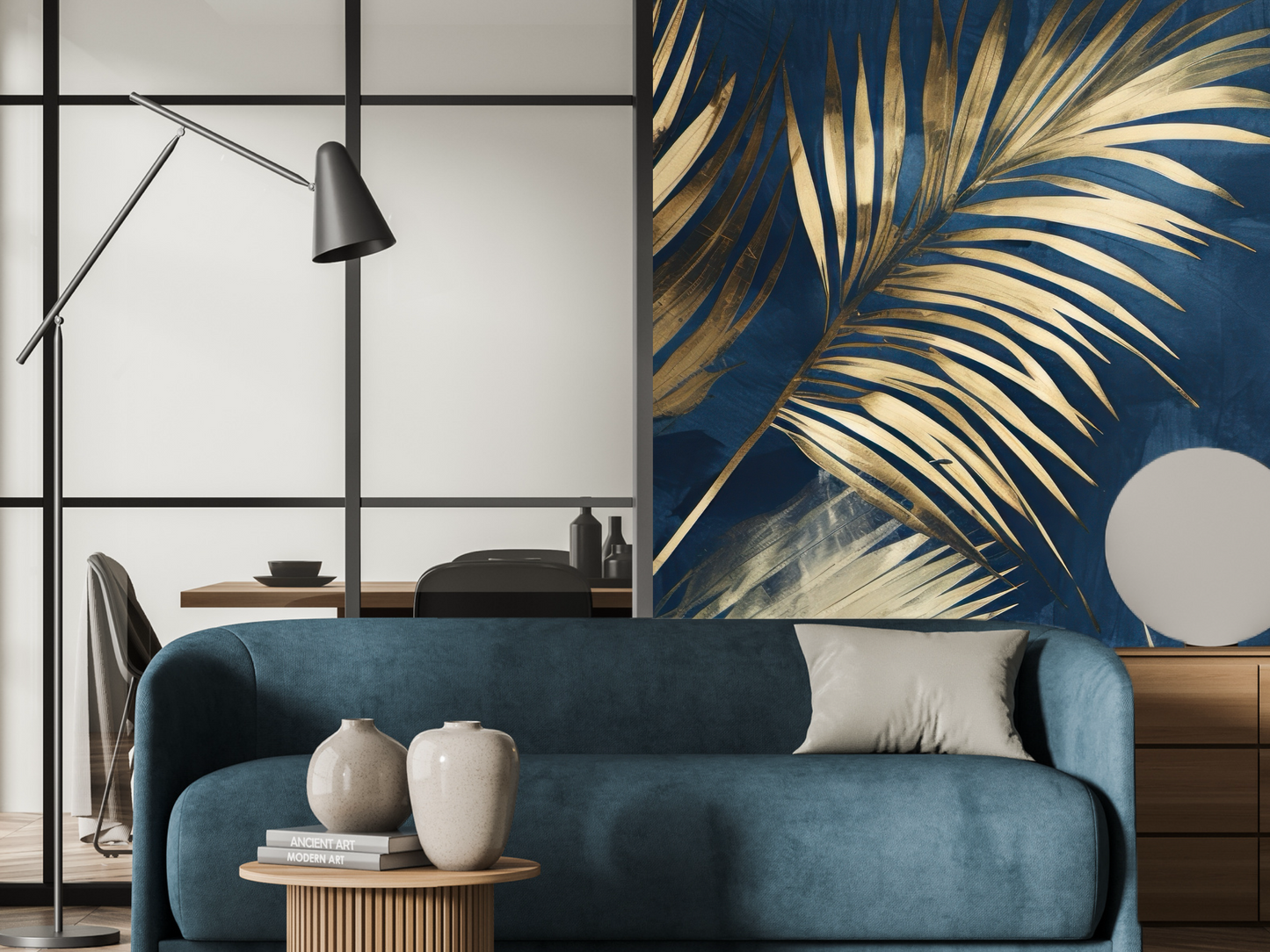 Wallpaper enrobed palm