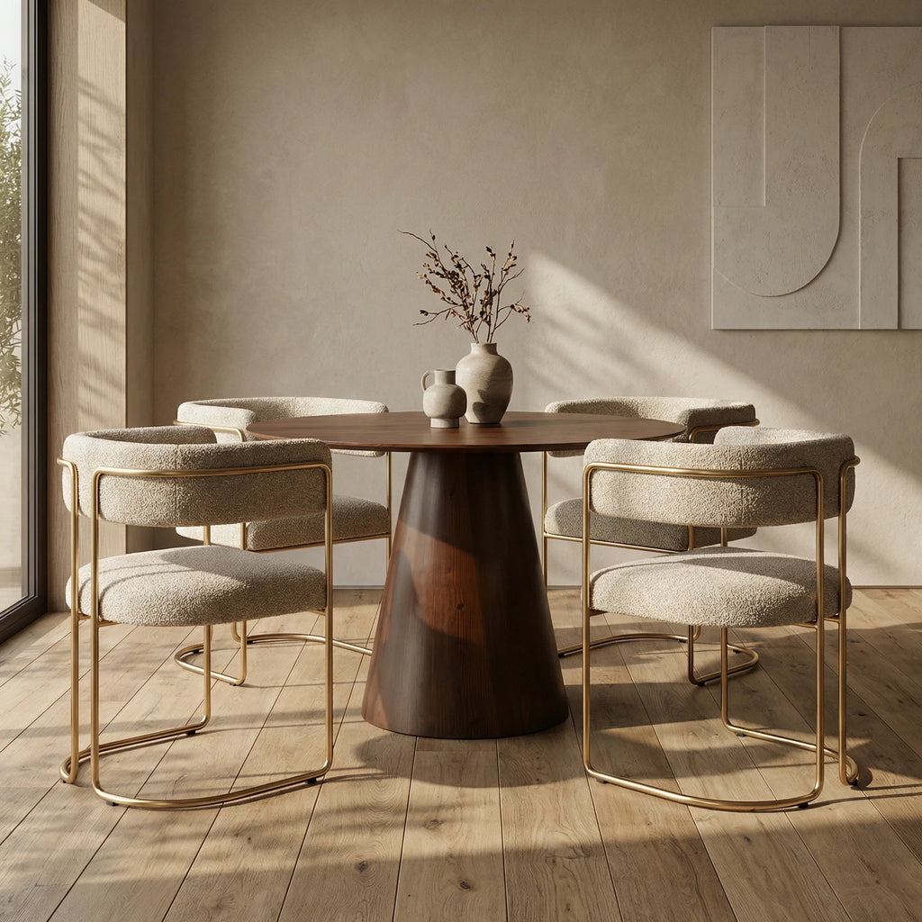 Jules Chair BRUSHED Brass Frame