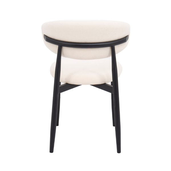 Lucien Dining Chair - White Linen