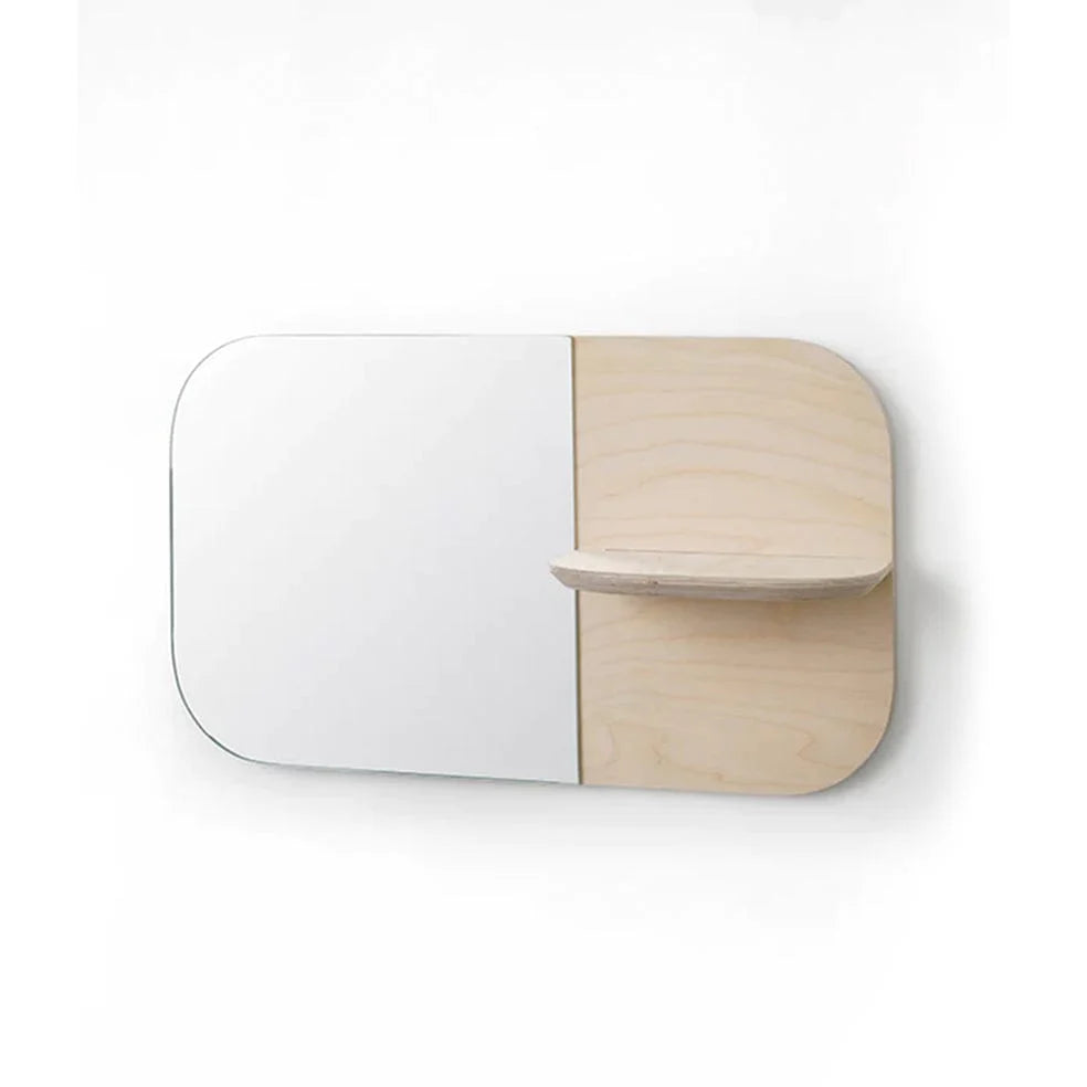 Birch Shelf Mirror