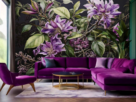 Wallpaper Amethyst Bloom