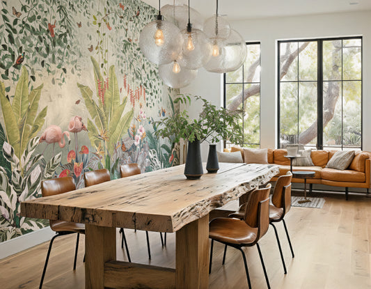 Wallpaper Flamingo Skies