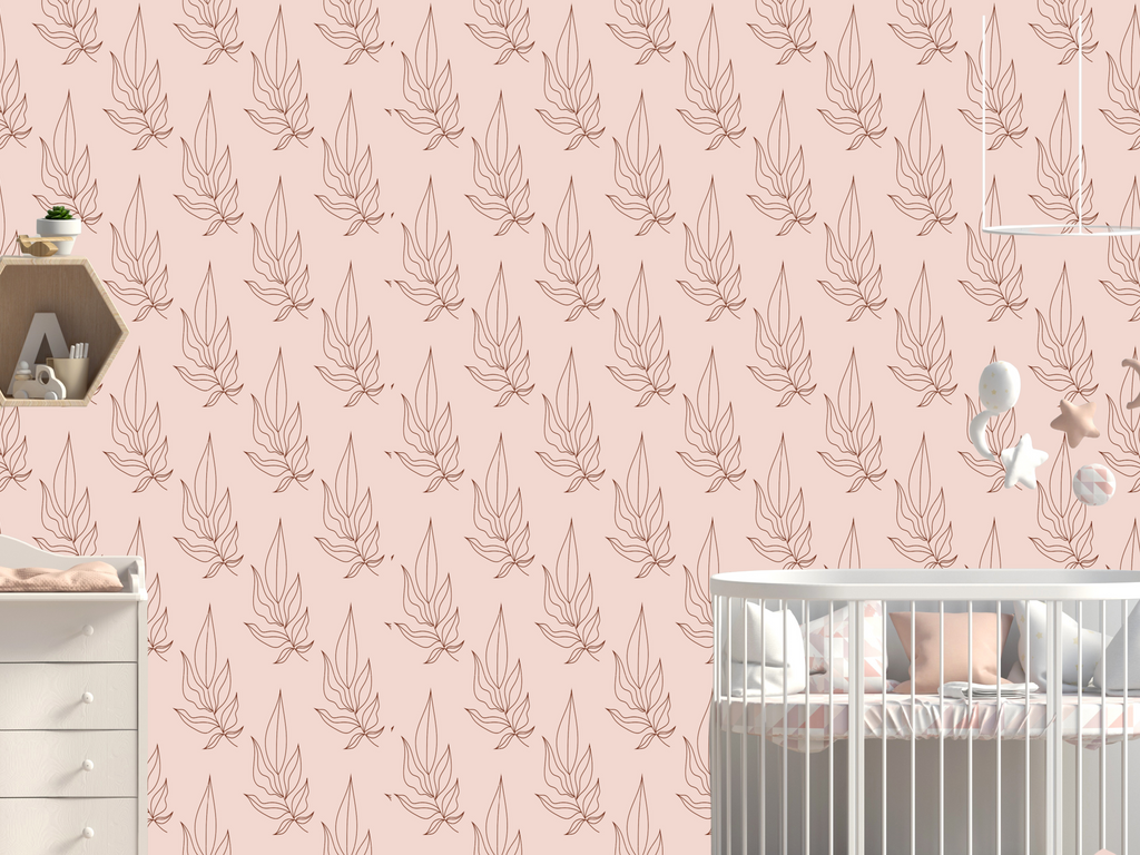 Wallpaper marshmallow foliage