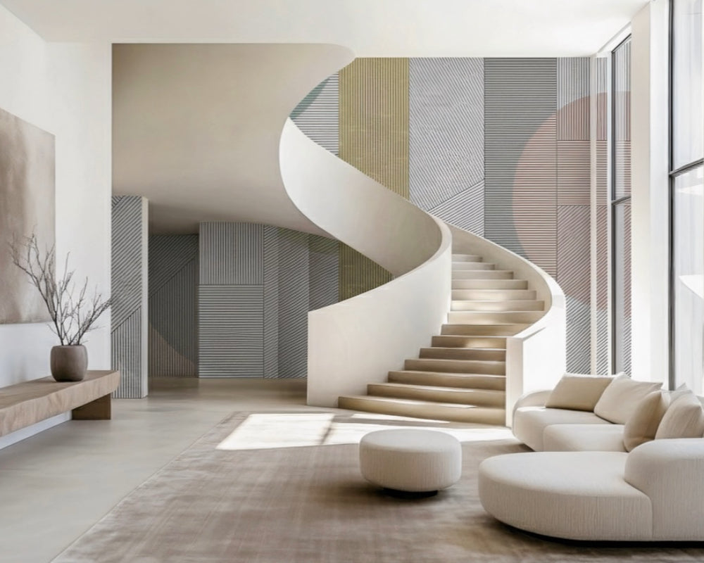 Wallpaper Bauhaus Geometric