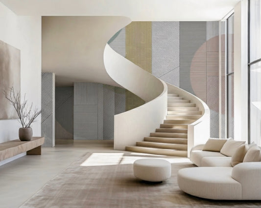 Wallpaper Bauhaus Geometric