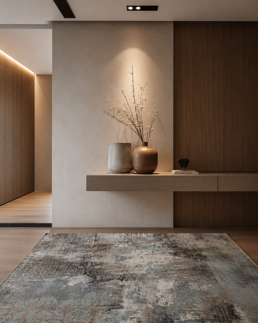 Expressive Rug in Daybreak