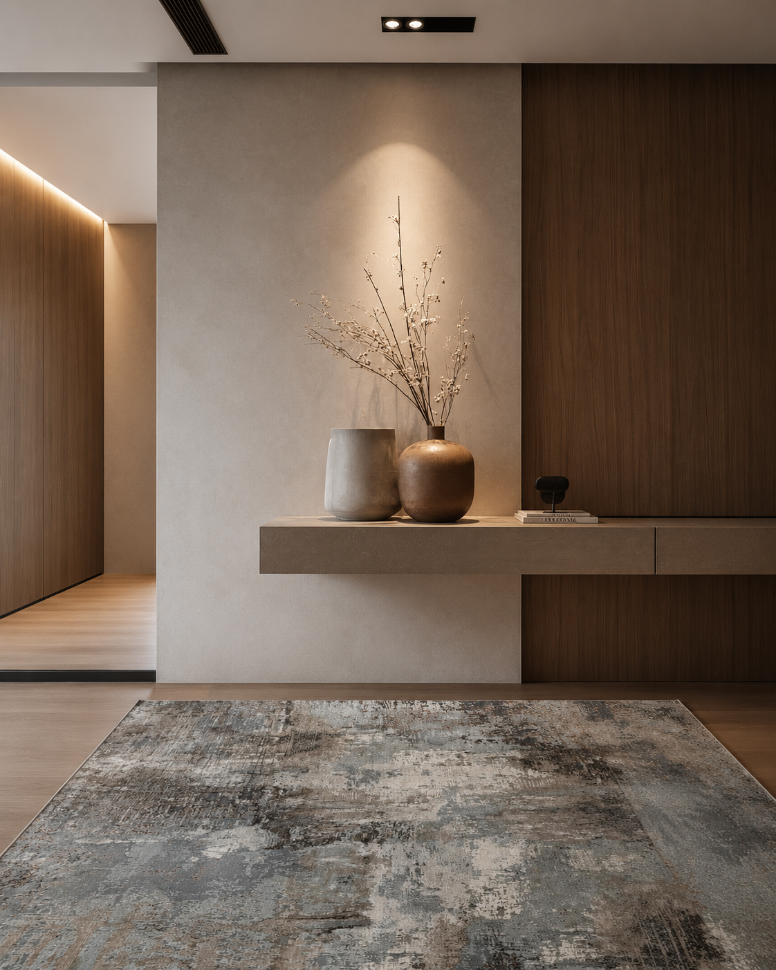 Expressive Rug in Daybreak