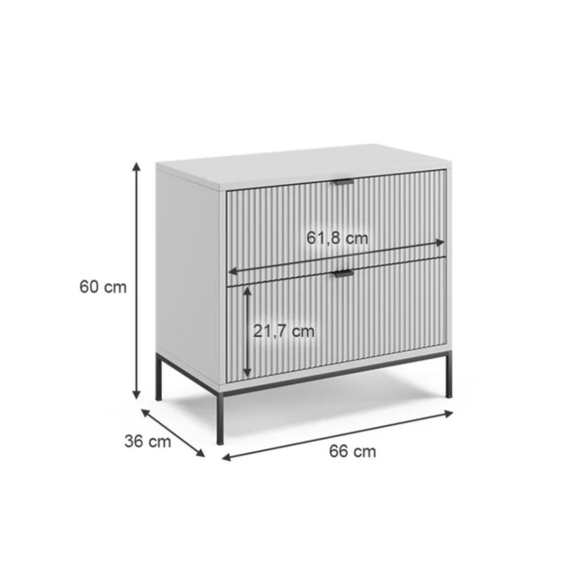 Shelly Bedside Table