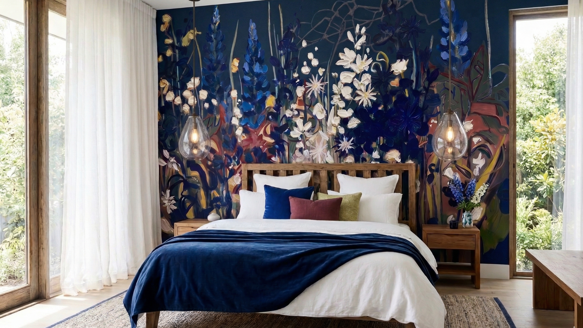 Wallpaper Indigo Reverie