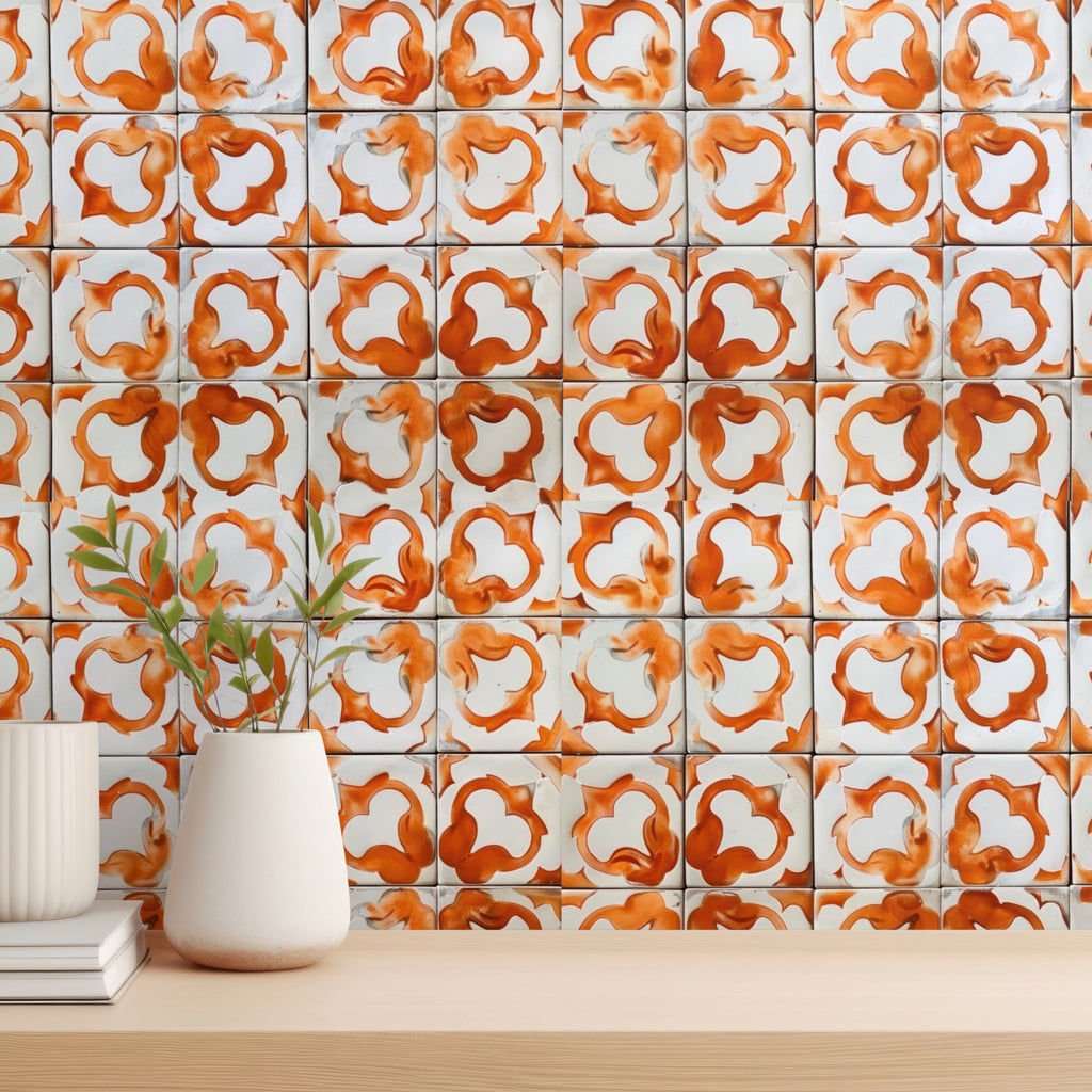 Panelled Wallpaper Amber Medina