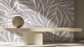 Wallpaper Mara in Inkwell & Porcelain