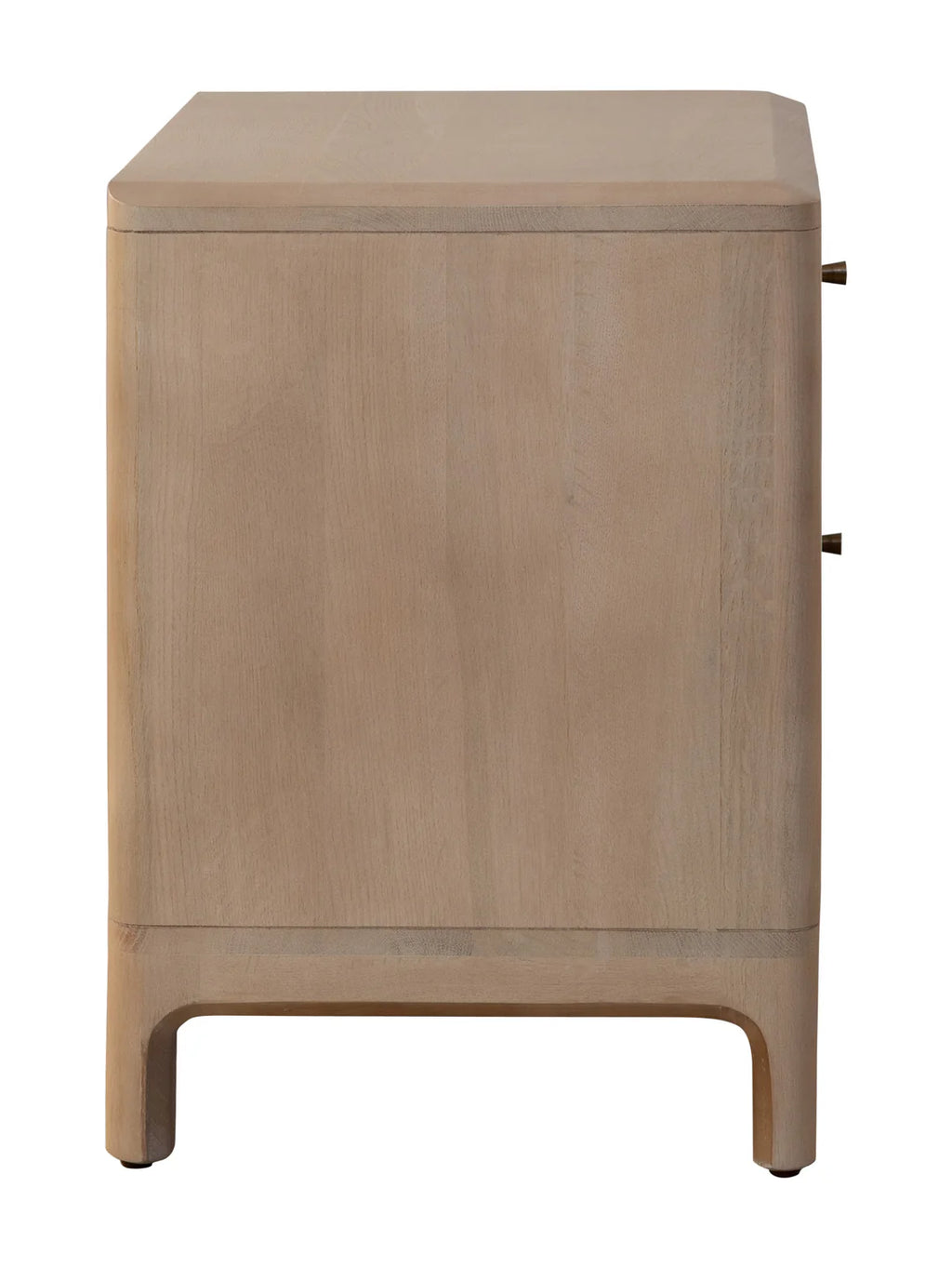 Memphis Oak Nightstand in Mocha