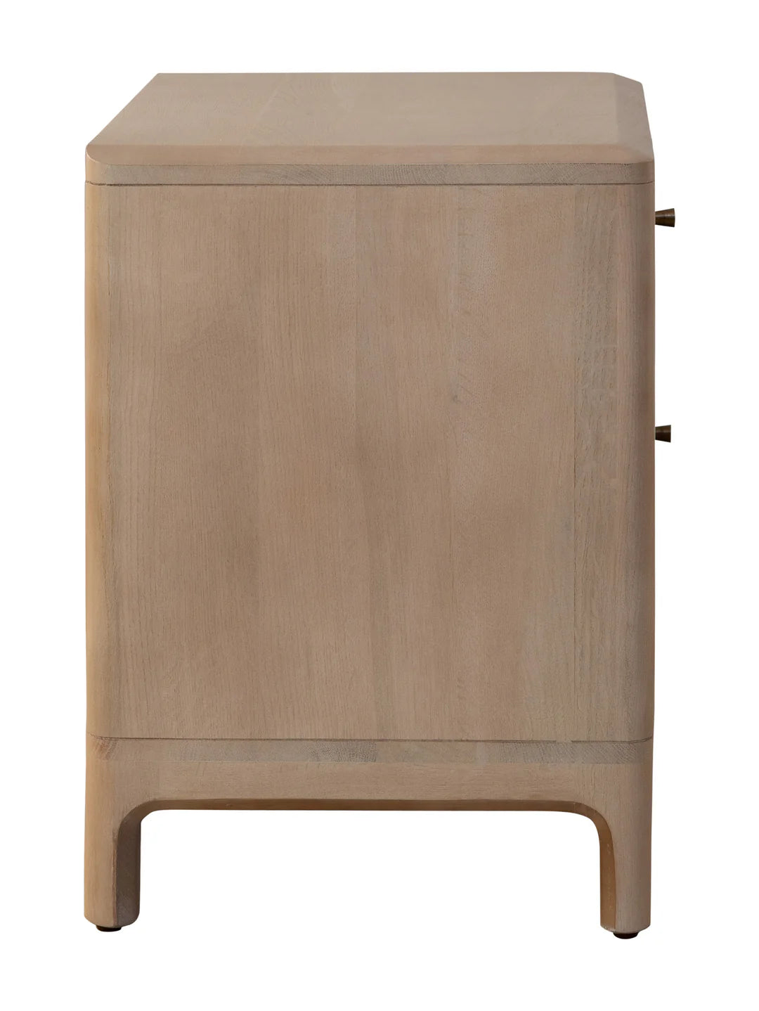 Memphis Oak Nightstand in Mocha