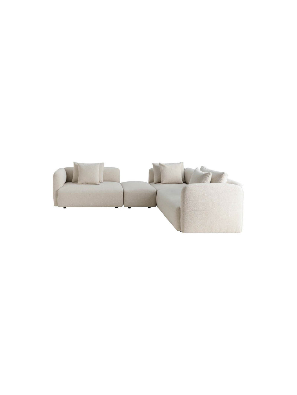 Aluna Modular Sofa Set in Cloud
