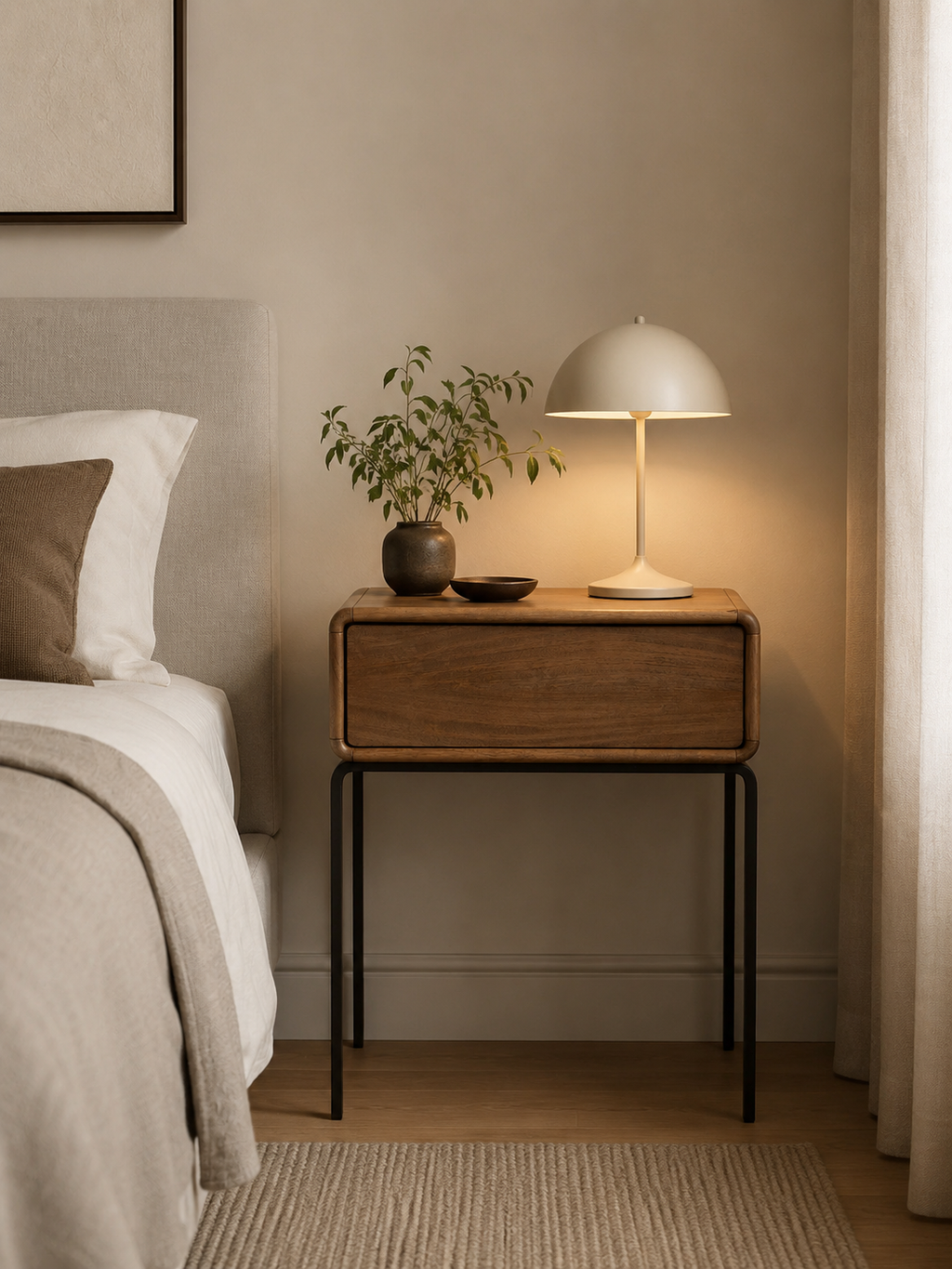 Florida Nightstand in Nutmeg