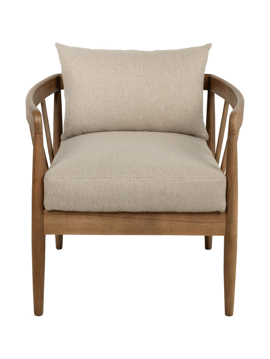 Oakwin Oak Armchair in Martini Irish Cream