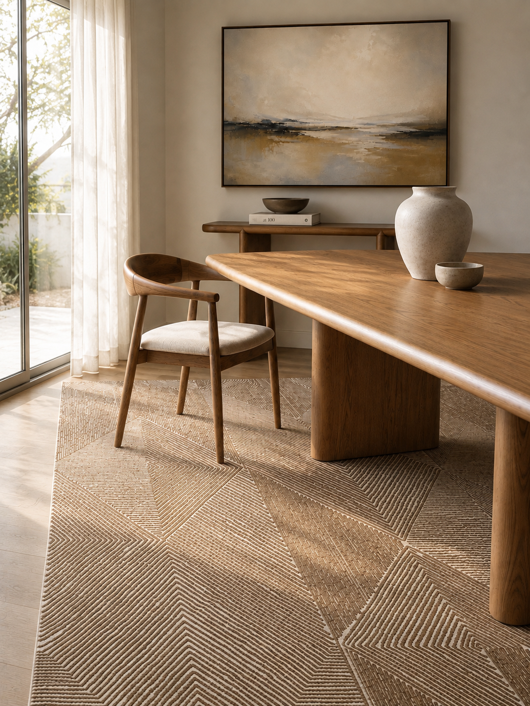 Facet Rug in Foolsgold