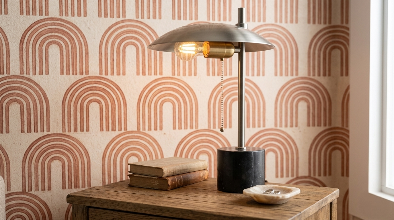 Peru Marble Desk Lamp