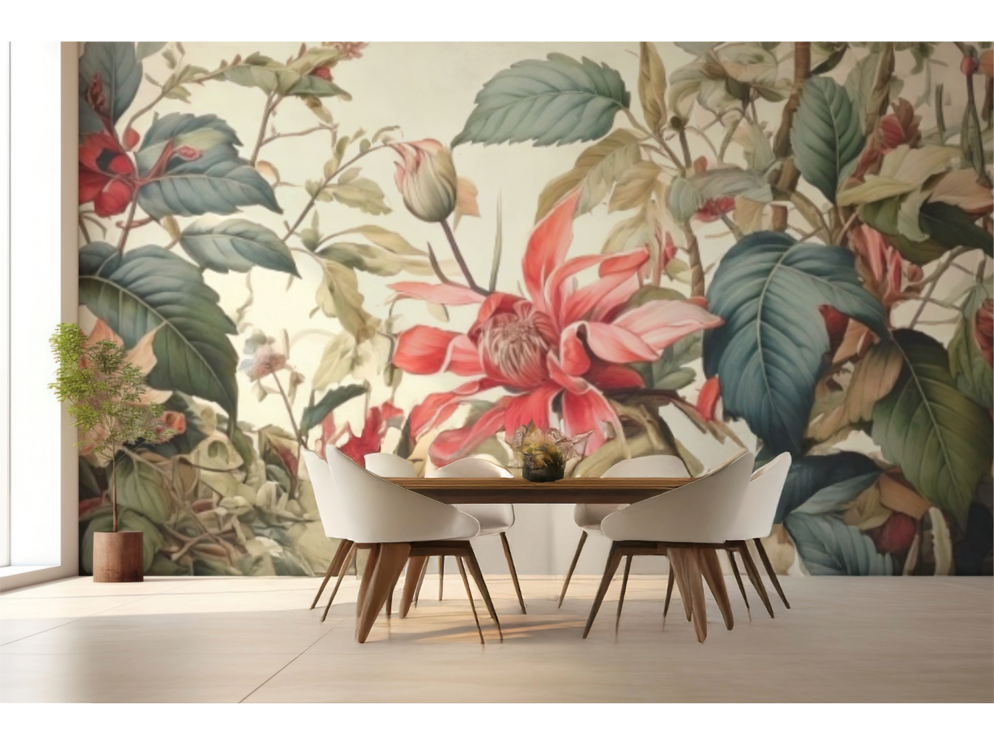 Wallpaper Floral Elements