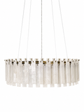 Alabaster Chandelier in Pure
