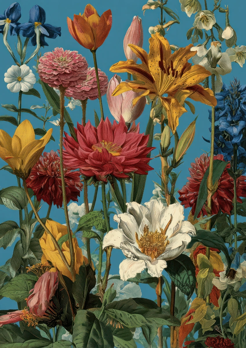 Wallpaper Bloom Noir in Royal Garden