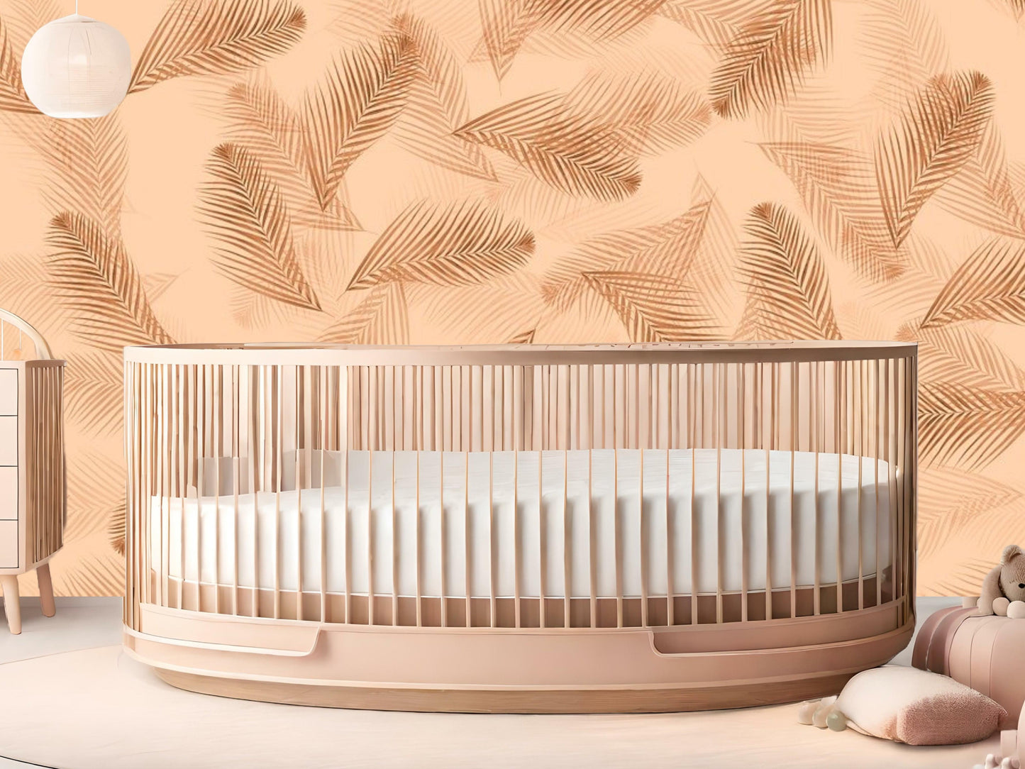 Wallpaper Coral Palm