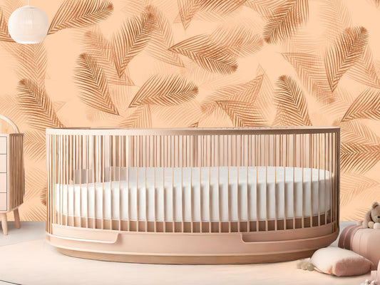 Wallpaper Coral Palm