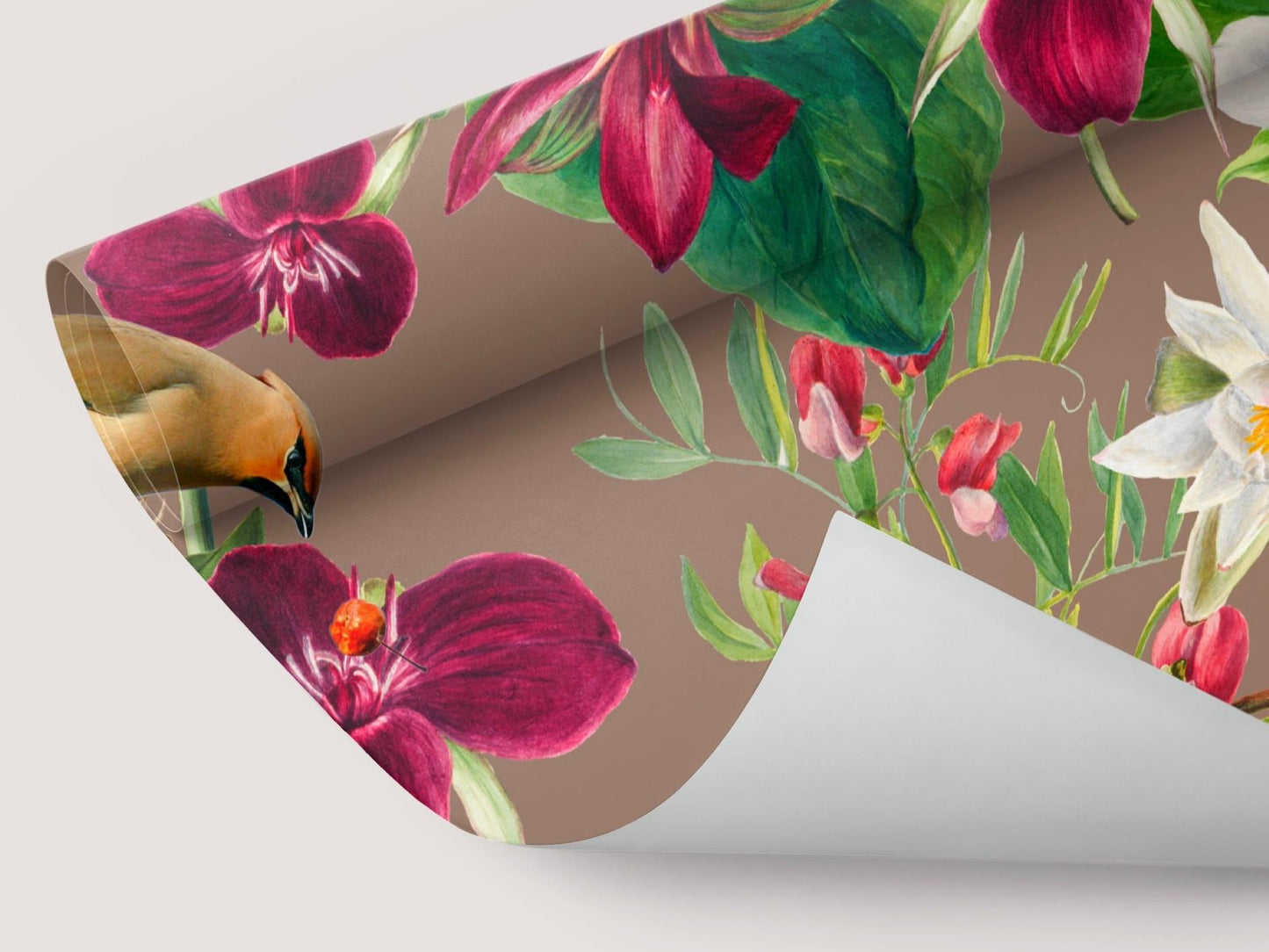 Wallpaper Purple Foliage