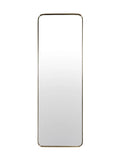 Varese Floor Mirror in Antique Brass