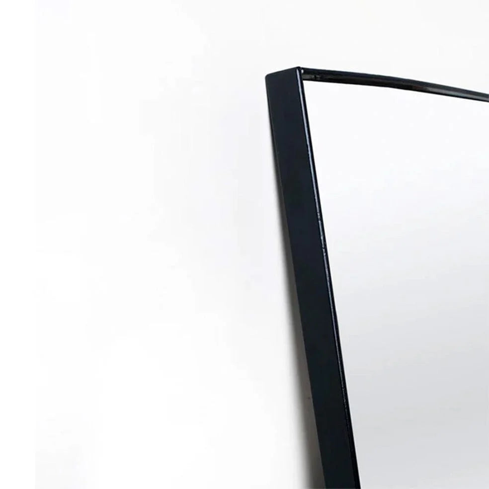Savoy Full Length Rect Mirror Black