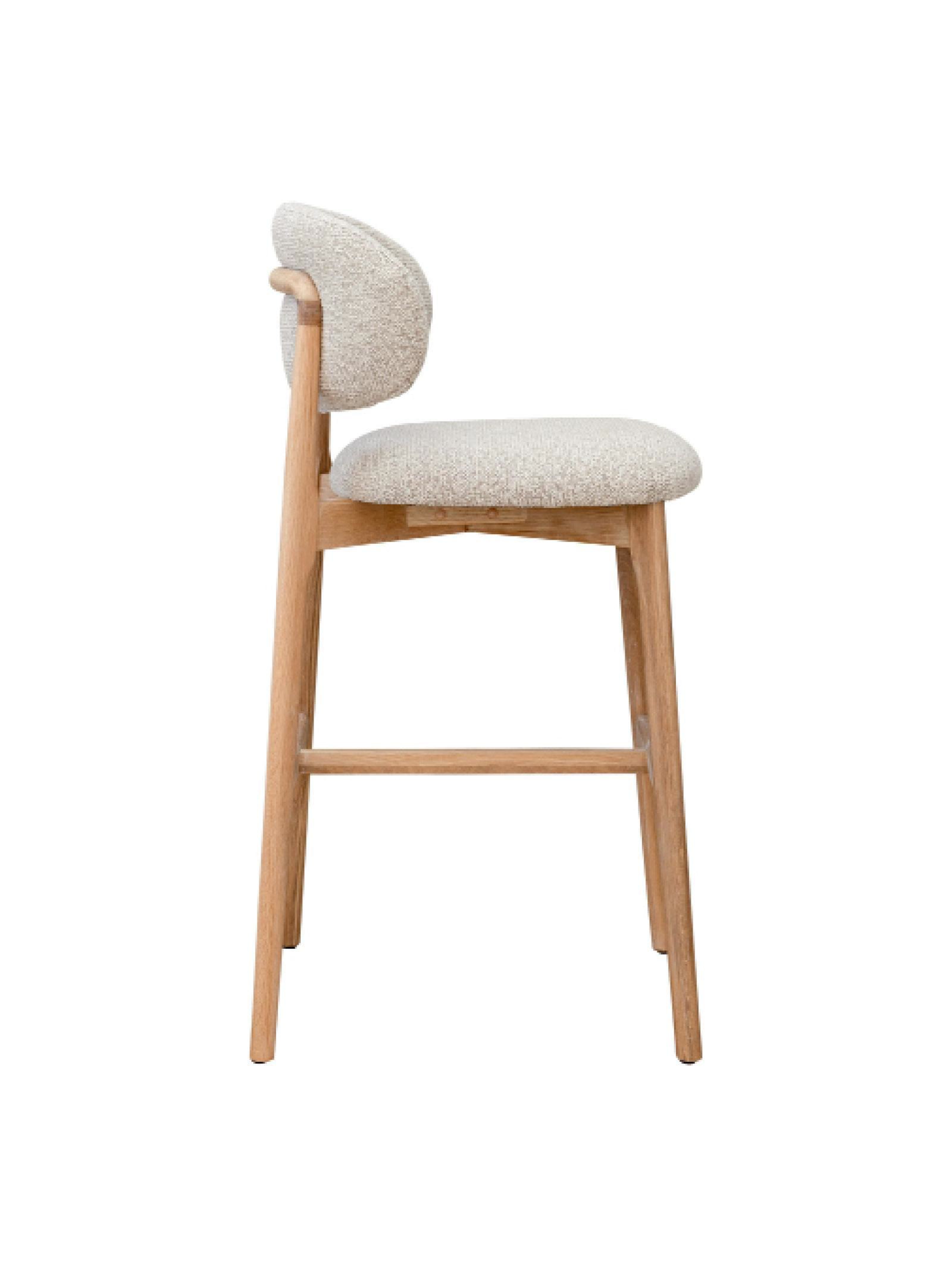 Milano Oak Bar Chair