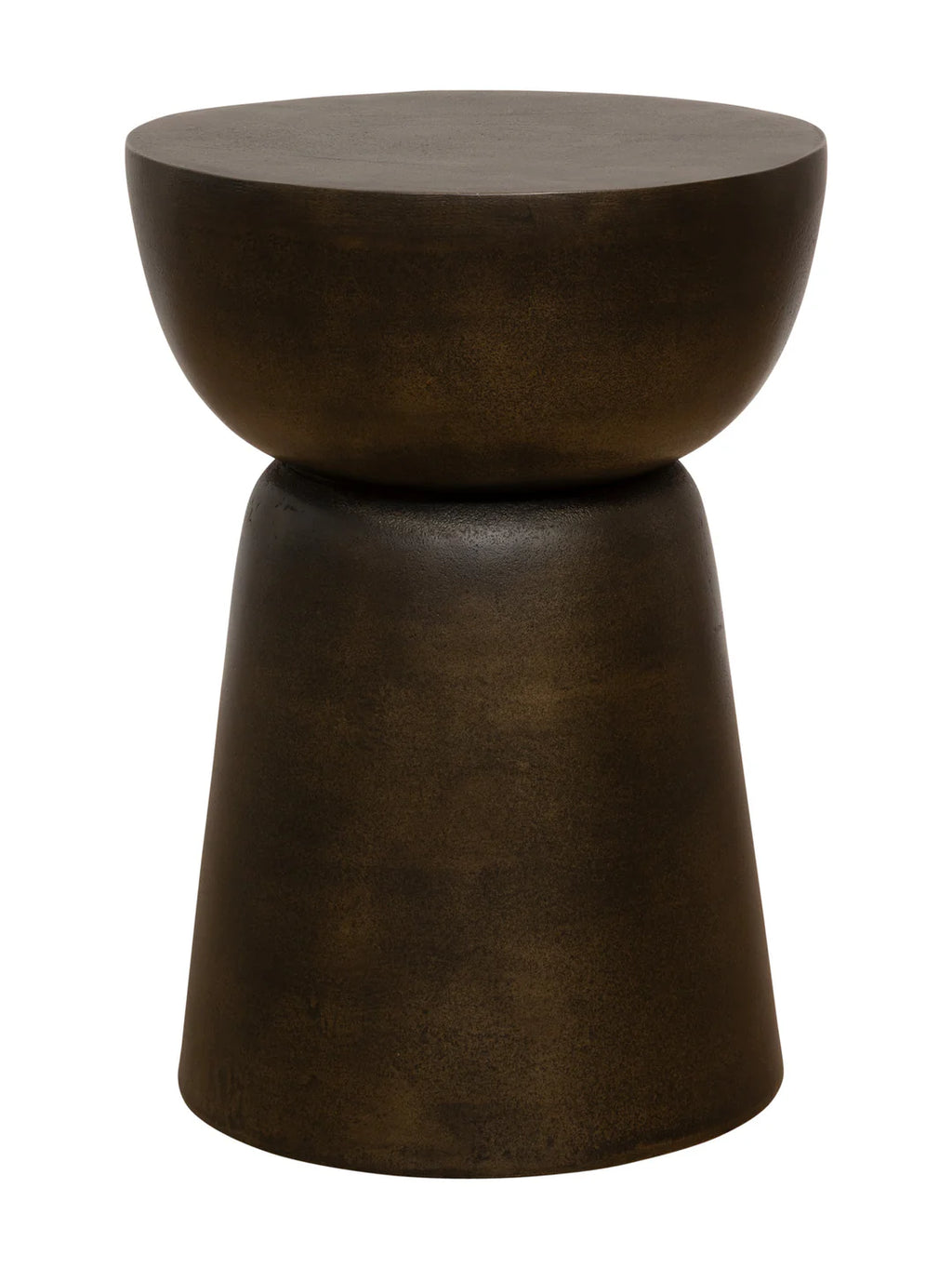 Pendulum Side Table in Brass Bell