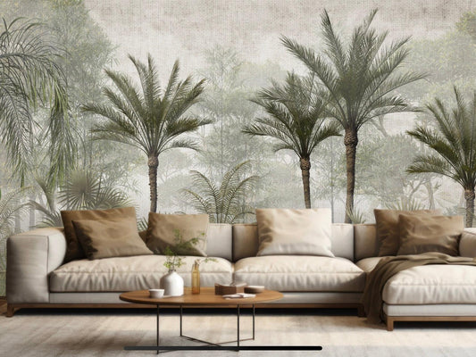 Wallpaper Tropical Forest Vintage