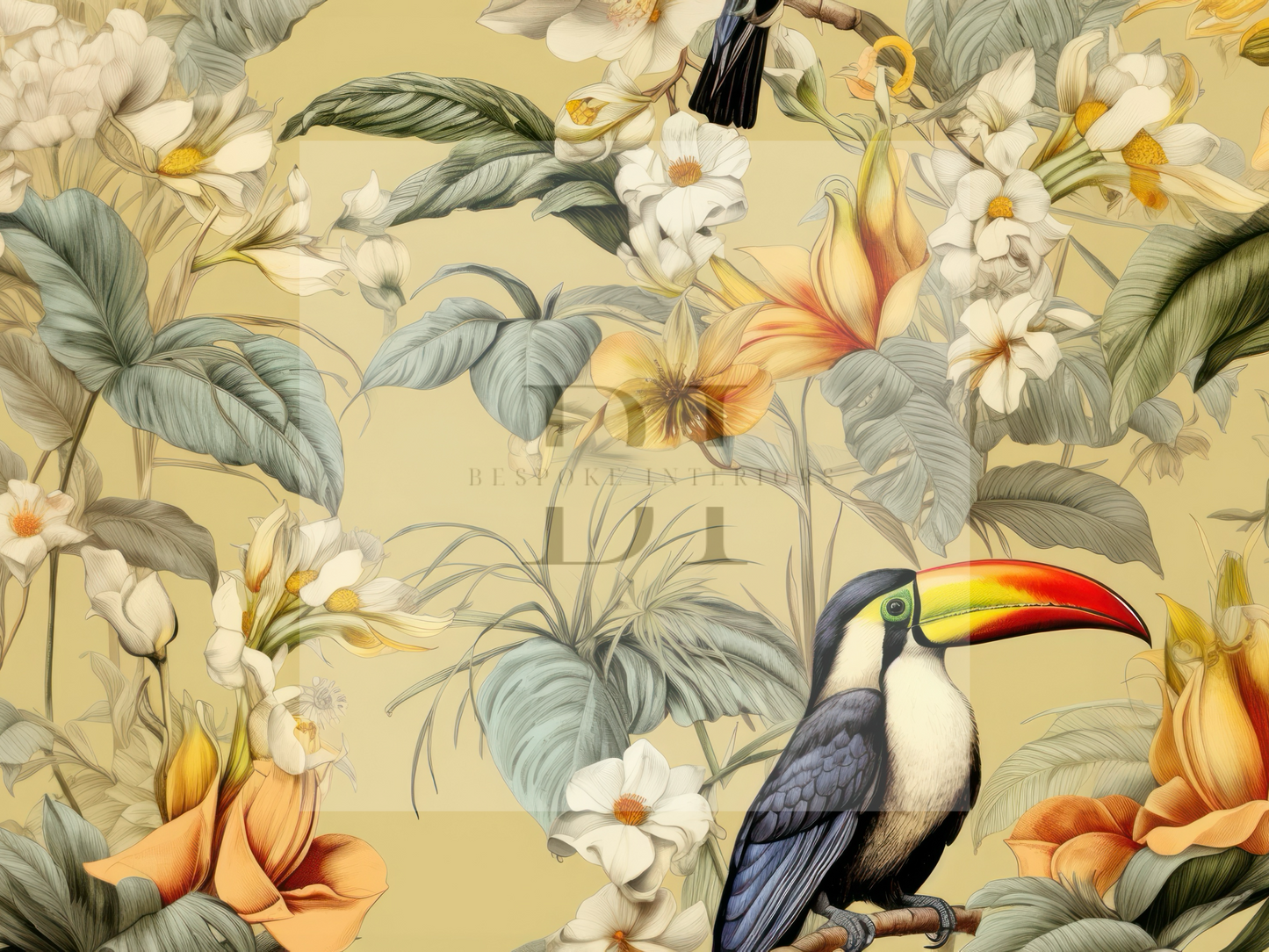 Wallpaper Botanical Allura Toucan
