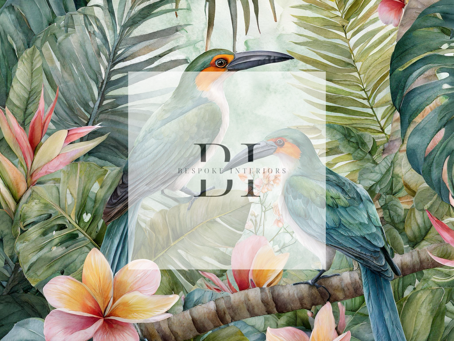 Wall Art Tropical Aviary