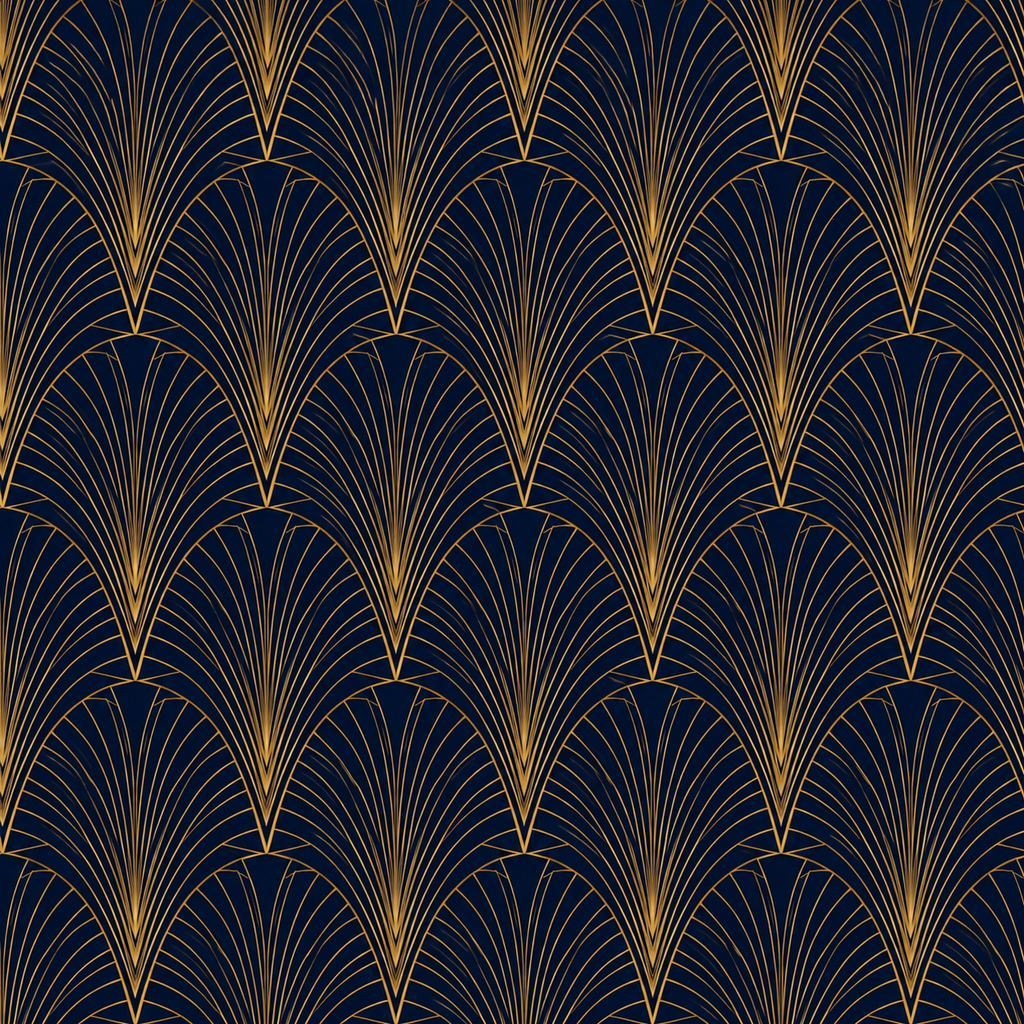 Wallpaper Maison Noir in Midnight Sapphire