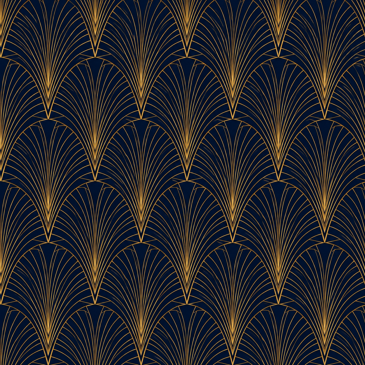 Wallpaper Maison Noir in Midnight Sapphire