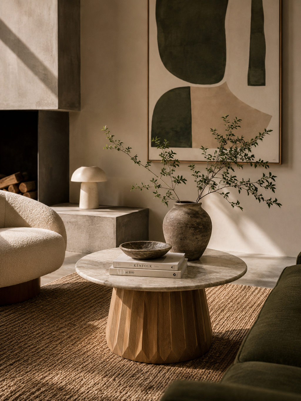 Freasca Coffee Table in Latte